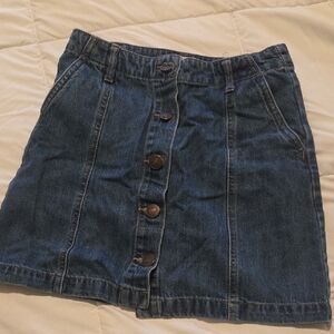 Forever 21 Blue Denim Mini Skirt